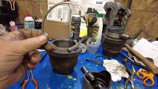 1982 Aircooled VW Vanagon Westfalia Restoration  Putting the Engine Back together Part 2 Episode 7