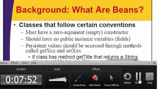 87 Using Java Beans Component with JSP