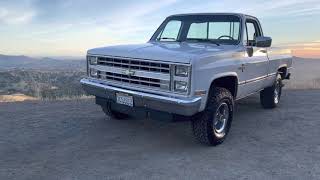 1985 Chevy K10 Silverado Short Bed WALKAROUND