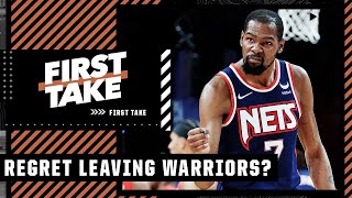 Stephen A.: My issue is KD going to Brooklyn WITH Kyrie Irving... | First Take