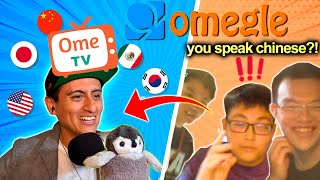 Mexican guy goes on Omegle - SHOCKS people speaking Japanese, Mandarin, Korean and MORE...