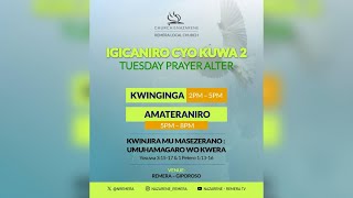 🔴LIVE II UWAKABIRI W'IGICANIRO II HAMWE NA PASTOR JACQUES 02 - 25 - 2025