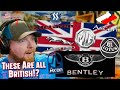 American Reacts To All Of The British Car Brands