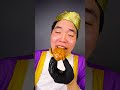 огненная лапша из черной фасоли обертки из рисовой бумаги случайным образом mukbang asmr 4 shorts