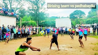 pedhabayilu Ravi team v/s Birising team volleyball betting match HKP local chinthalaveedhi ground