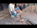 membuat cangkul dari cakram bekas cangkul welding_creative diy tutorial cangkul anti lengket yt