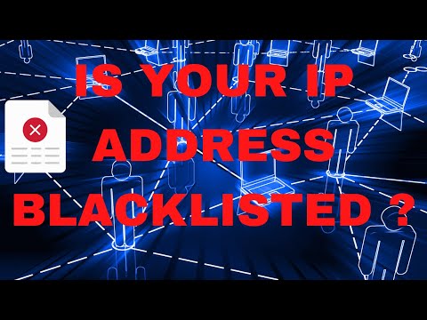 How do I find out if my IP address is blacklisted?