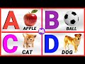 A for Apple Bfor Ball | Abcd Alphabet for Kids | Abcd rhymes | Phonics song