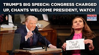 Trump Congress Speech: Divided House Electrified By US President| Watch Republican Vs Democrat Drama