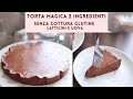 TORTA SOLO 2 INGREDIENTI MAGICA SENZA COTTURA SENZA GLUTINE SENZA UOVA SENZA ZUCCHERO e LATTICINI