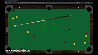 Pool Mania Game In Javascript || ProjectNotes