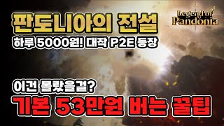 P2E 게임 추천 판도니아의 전설 Legend Of Pandonia │쿠폰 정리 꿀통 쌀먹 가능