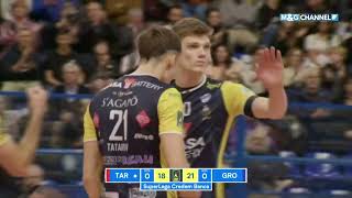 Yuasa Battery Grottazzolina - Gioiella Prisma Taranto. Gabrijel Cvanciger MVP Highlights!