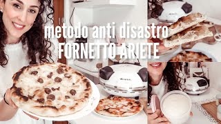 PIZZA nel FORNO ARIETE 🍕 Il mio metodo semplice METODO ANTI DISASTRO - Pizza napoletana in 4’