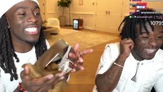 UNBOXING DIAMOND PLAY BUTTON WITH KAI CENAT \u0026 LIL UZI VERT