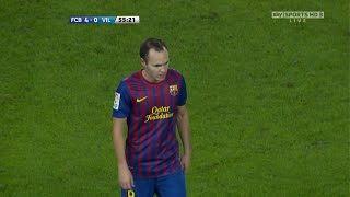 Andres iniesta vs villarreal 2011 (home) 1080!