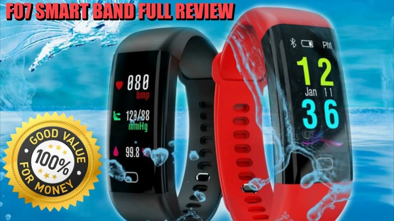 F07 Smart Band Fitness Tracker 2020 Review L Cool Gadget Reviews - YouTube