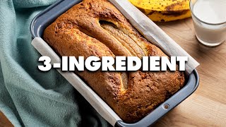 3 Ingredient Banana Bread