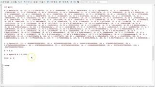 Maple Programming Test 2: Problem 2