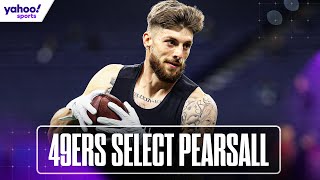 Why 49ERS fans should LOVE the RICKY PEARSALL pick | 2024 NFL Draft | Yahoo Sports