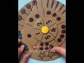 Don't throw away the cardboard make a rotating education toy for your child #shorts #craft #art