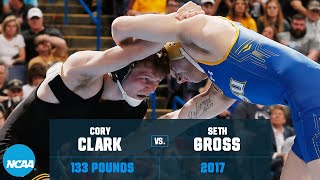 Cory Clark vs. Seth Gross: 2017 NCAA wrestling championships (133 lb.)