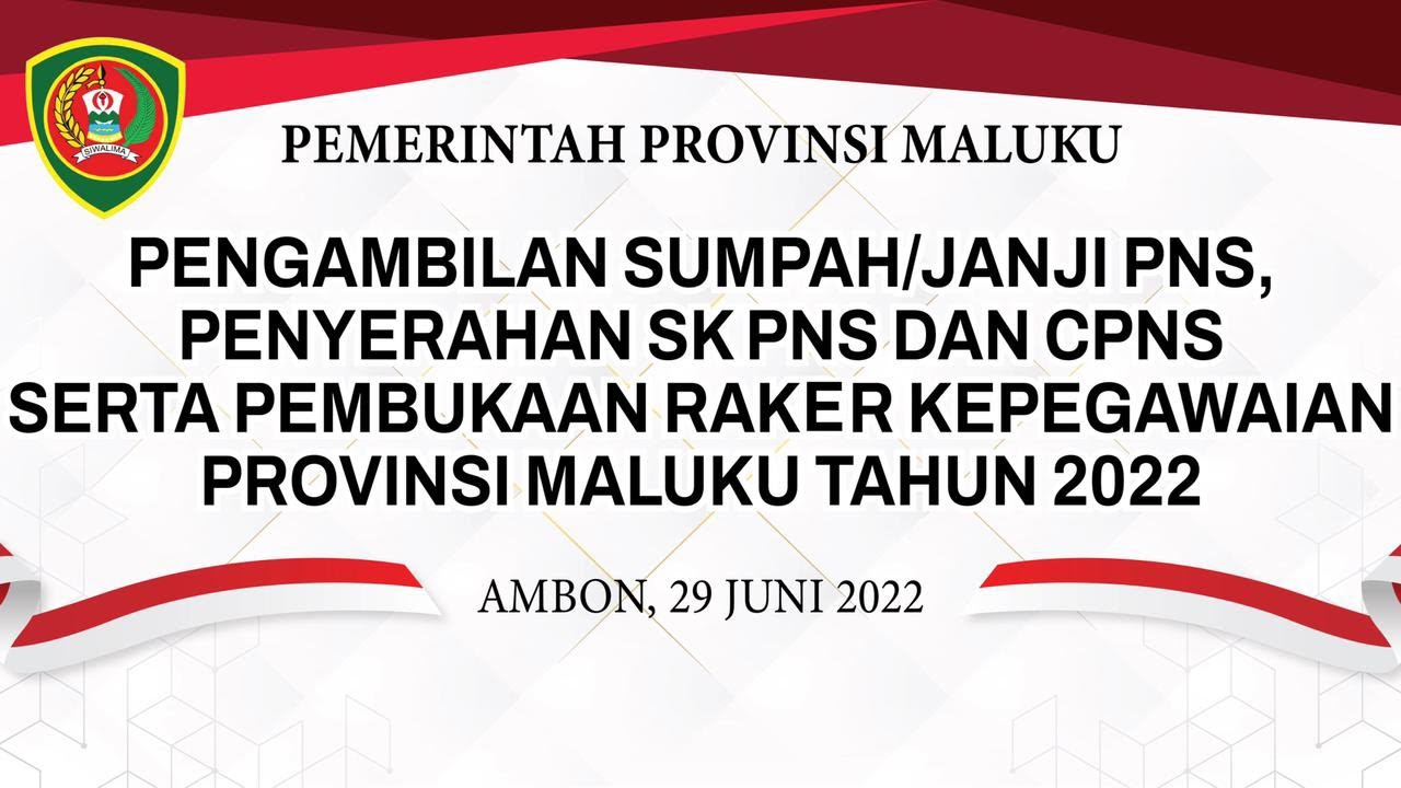 PENGAMBILAN SUMPAH/JANJI PNS, PENYERAHAN SK PNS&CPNS, SERTA PEMBUKAAN ...