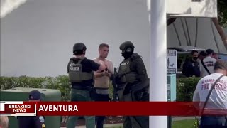 US Marshals arrest man on apartment building roof in Aventura