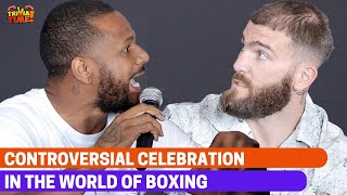 DAVID BENAVIDEZ VS CALEB PLANT controversial celebration in the world of boxing that made headlines