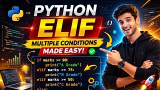 #29 Python Elif Statement Explained | Complete Beginner Guide 🔥#beginnerprogramming