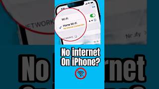 How To Solve No Internet Problems In Iphone Wifi Network
