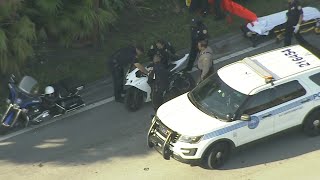 Miami police officer deploys Taser during incident with motorcyclist