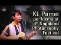 KL Pamei performs at 1st Nagaland Photography Festival