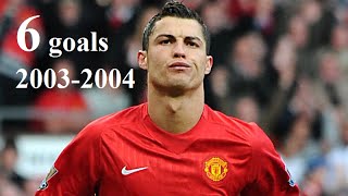 Cristiano Ronaldo Amazing first season for Manchester United - All goals HD