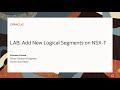 LAB: Add new Logical Segments on NSX-T