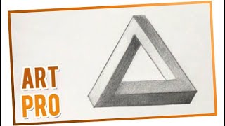 How to draw an IMPOSSIBLE TRIANGLE 🔺 [step by step]