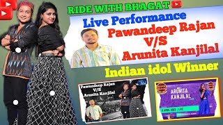 @ArunitaOfficial @pawandeeprajan8630 Live Performance @SonySAB Indian idol 13 winner #pawandeep