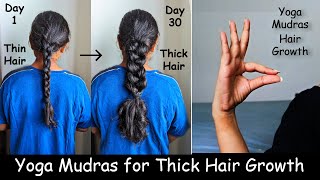 Increase Hair Volume in 30 Days - Thin Hair to Thick Hair - Yoga for Hair Growth - Hand Mudras