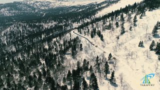 絶景！！！八幡平市雪の回廊、春先除雪樹海ライン！ドローンで撮影しました！【岩手県八幡平市建設業】