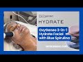 OxyGeneo 3-in-1 Hydrate Facial Treatment with Blue Spirulina OxyPod, designed to revive dry skin