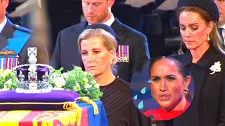 MEGHAN SEETHING IN ENVY! Kate & Sophie Receives A Prestigious Privilege In Funeral, "Meghan Ignored"