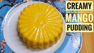 വായിലിട്ടാൽ അലിഞ്ഞു പോകുന്ന Fluffy \u0026 Creamy Mango Pudding | Mango Pudding Recipe in Malayalam