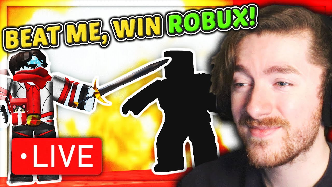 BEAT ME IN ROBLOX, WIN R$2,000 ROBUX ! ROBLOX LIVE ! - YouTube