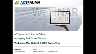 AO TNA Webinar:   Managing Soft Tissue Wounds Supplemental video... Sural Flap