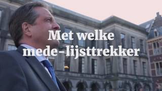 D66-lijsttrekker Alexander Pechtold stelt zich voor