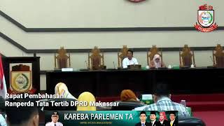 Ekspose Hasil Pembahasan Tatib, Dewan Makassar Minta Revisi Perwali Pengaturan Biaya Kegiatan Reses