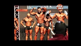 Goan boy shows Muscles at Dubai Muscle Show