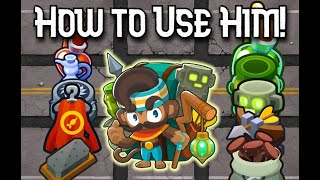 How to Use Geraldo Properly on CHIMPS! My Tips to Help You Improve! Update 38.3 (Bloons TD6)