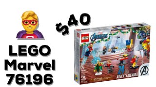 LEGO Marvel The Avengers Advent Calendar set 76196 Unboxing and Review (2021)
