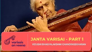 Janta Varisai - Part #1 | Varisais on Veena | Vidushi Bhagyalakshmi Chandrasekharan